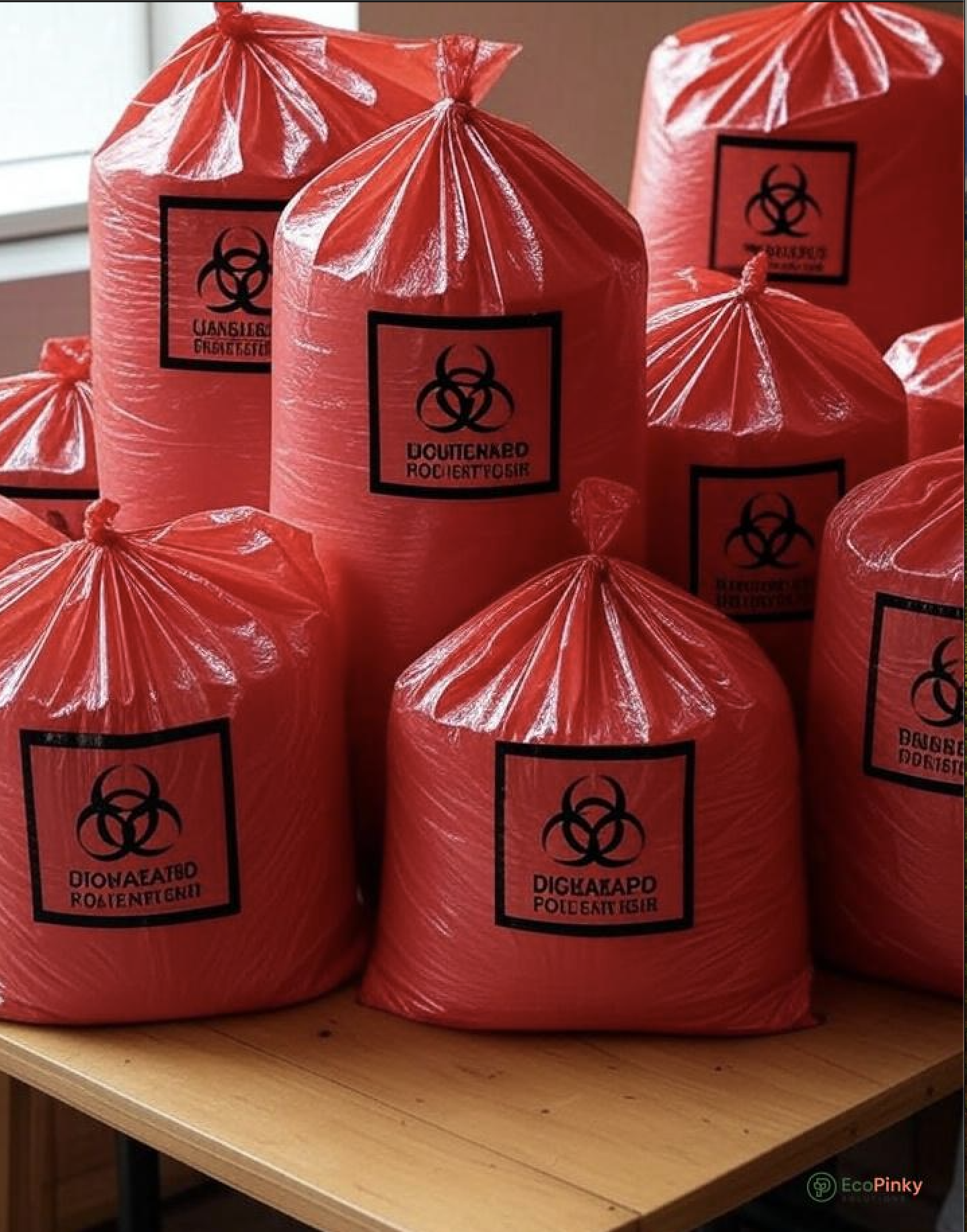 Bolsas rojas 120 micrones