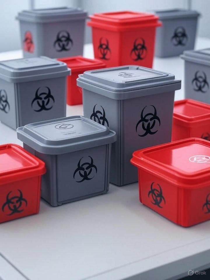 Contenedor punzocortantes